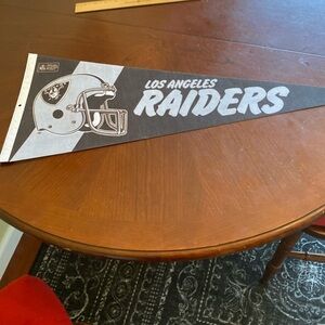 Official Los Angeles Raiders pennant-cir 1983